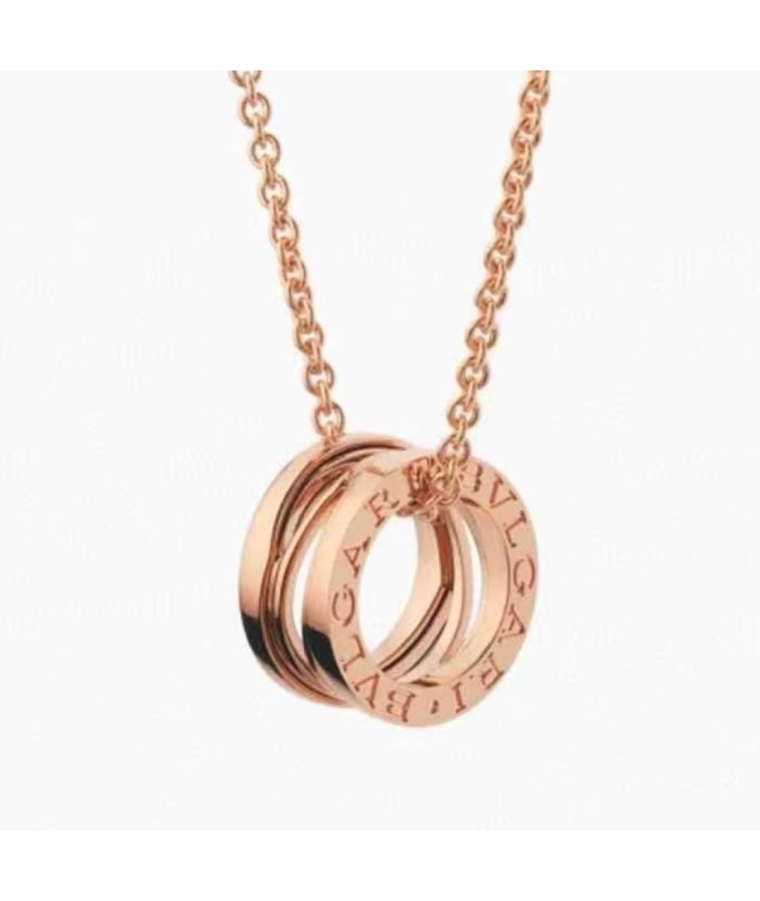 BVLGARI Розовое колье из розового золота, фото 7