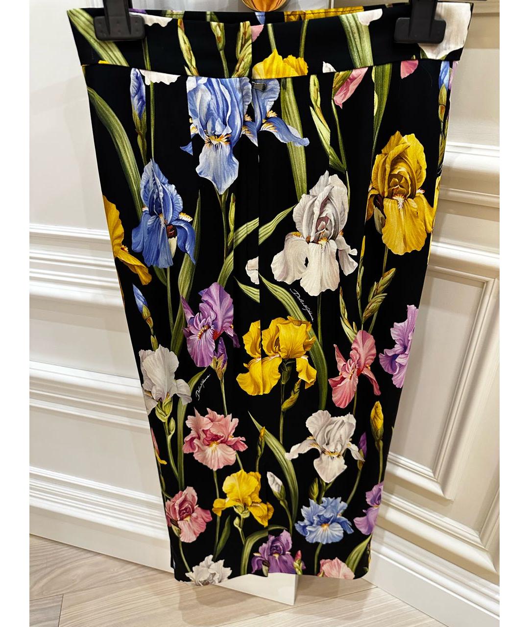 DOLCE&GABBANA Шелковая юбка миди, фото 2