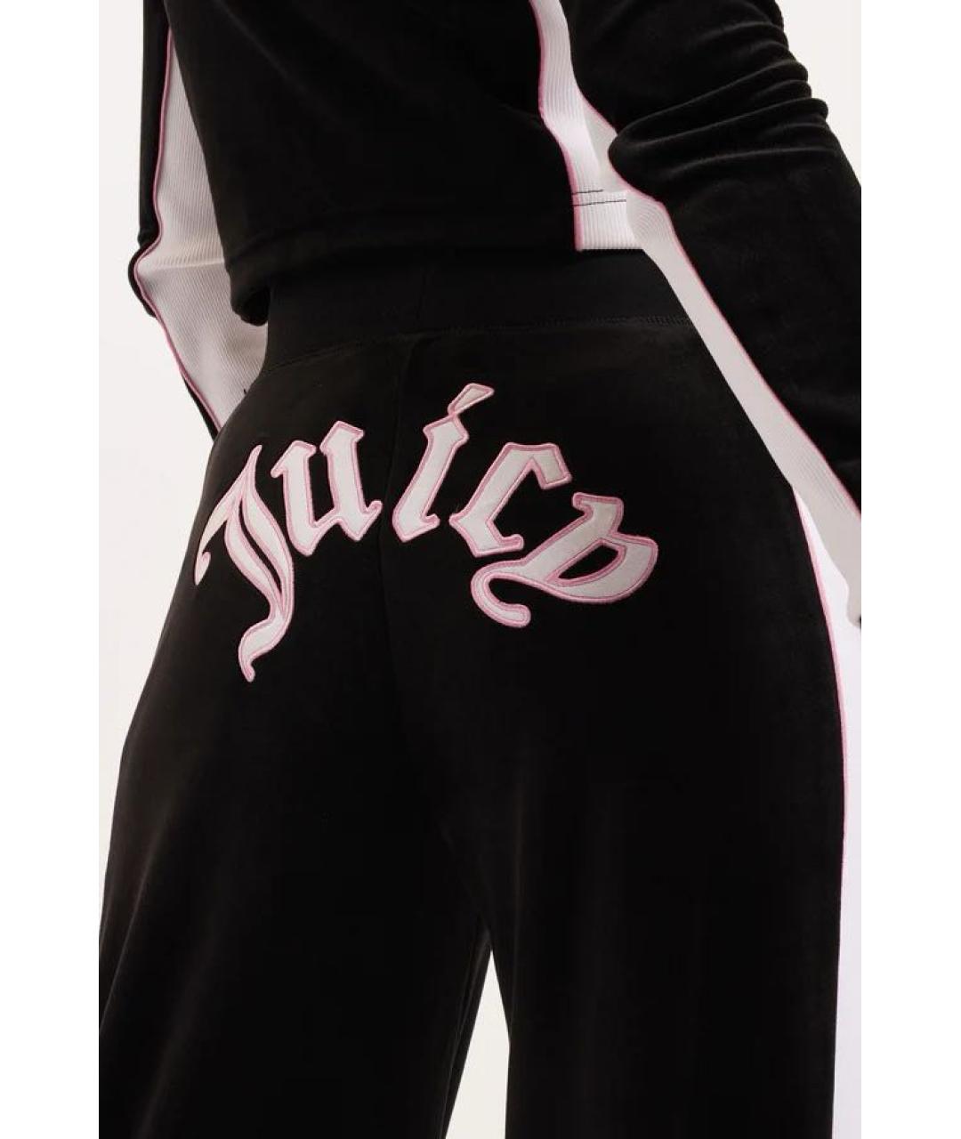JUICY COUTURE Черные велюровые спортивные брюки и шорты, фото 6