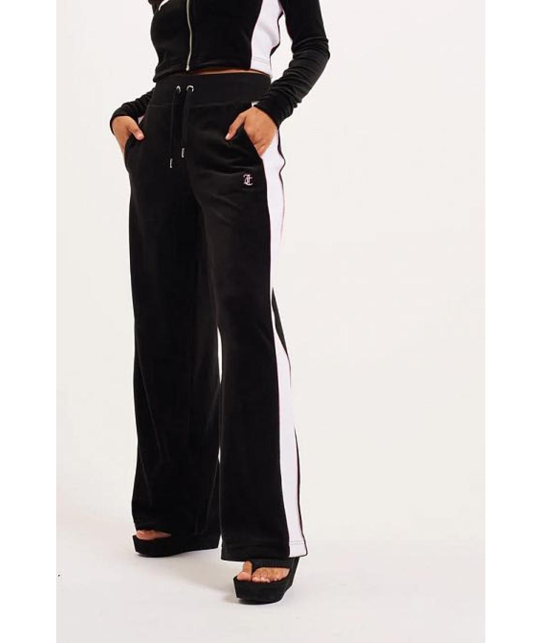 JUICY COUTURE Черные велюровые спортивные брюки и шорты, фото 5