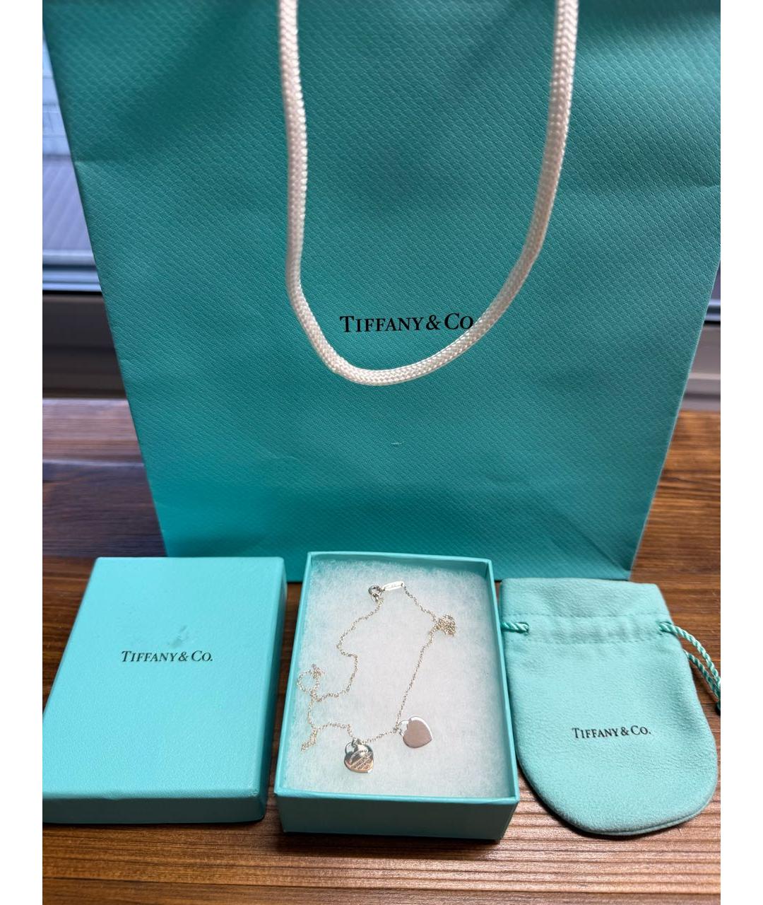 TIFFANY&CO Серебряная серебряная подвеска, фото 5