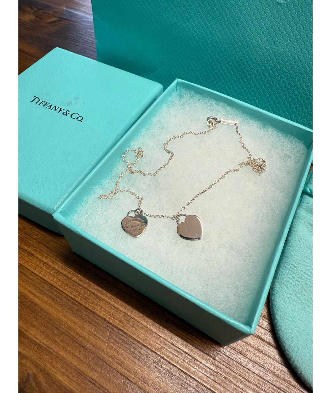 TIFFANY&CO Серебряная серебряная подвеска, фото 3