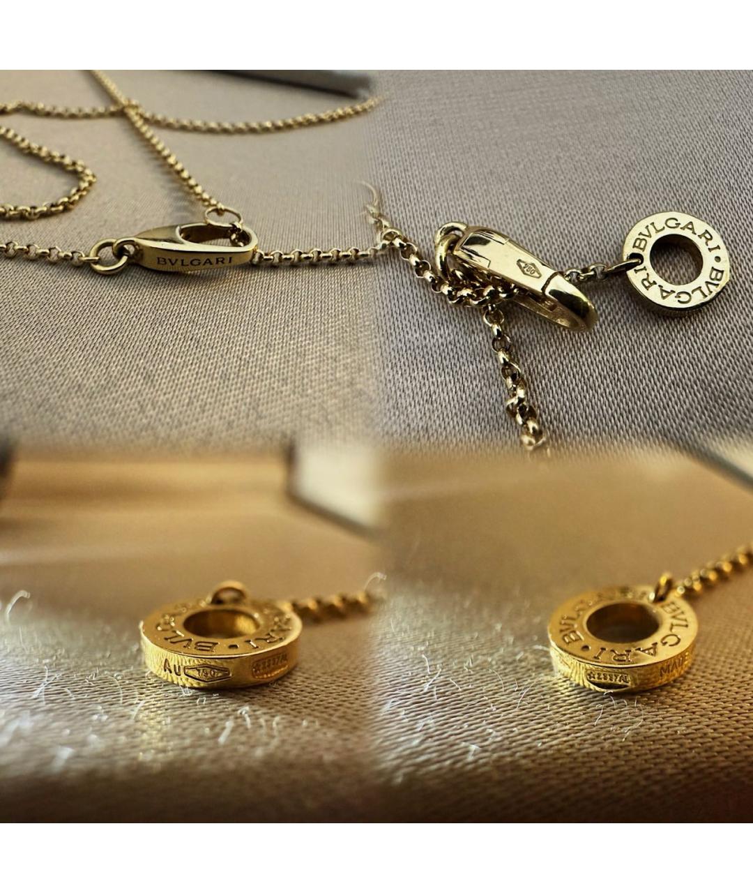 BVLGARI Желтая подвеска из желтого золота, фото 5