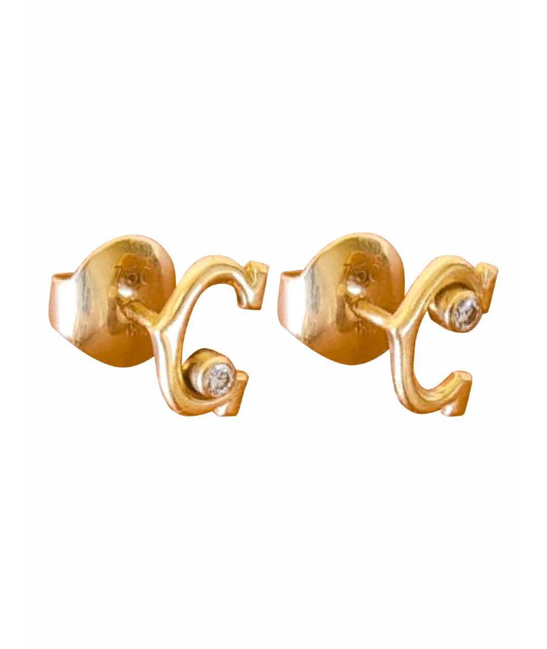 CARTIER Золотые серьги из желтого золота, фото 1
