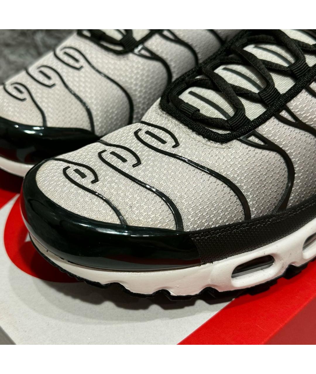 NIKE Серые текстильные низкие кроссовки / кеды, фото 6