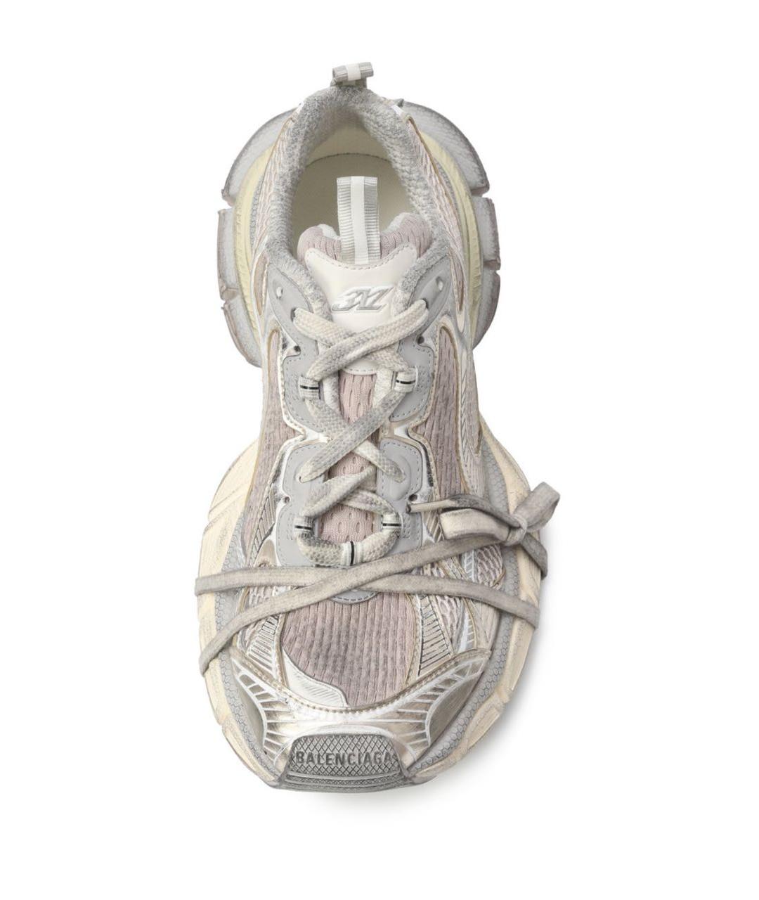 BALENCIAGA Серые кроссовки, фото 3