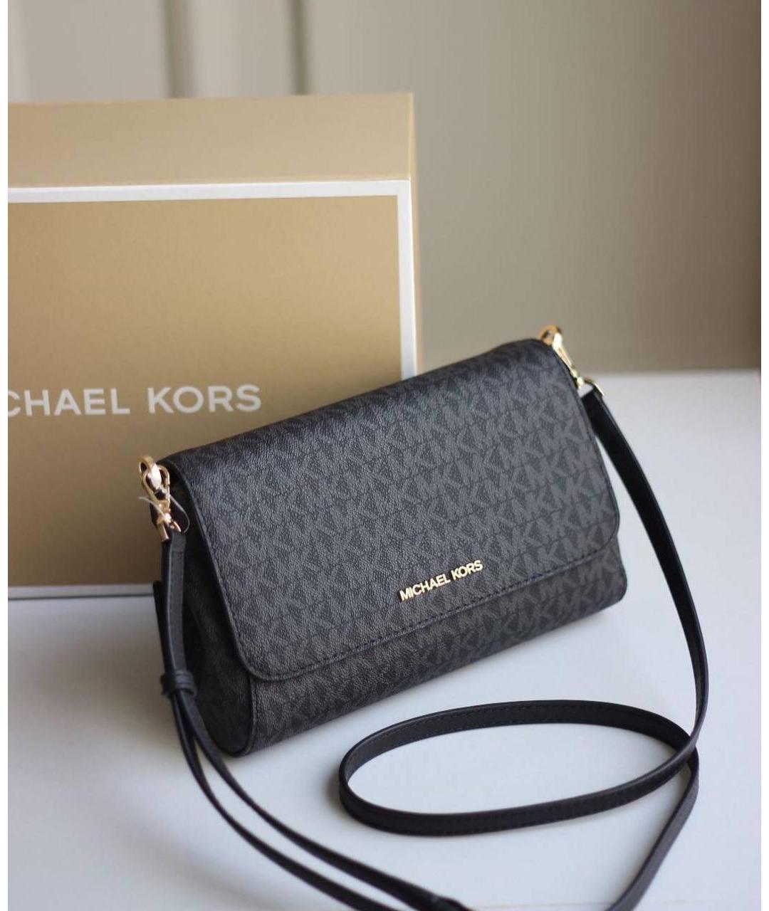 MICHAEL KORS Черная сумка через плечо, фото 7