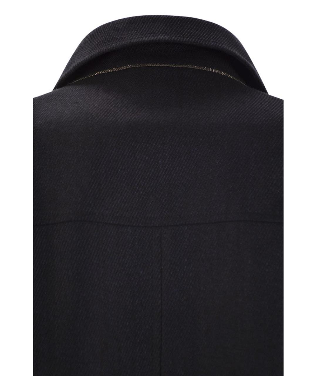 BRUNELLO CUCINELLI Черная льняная куртка, фото 4