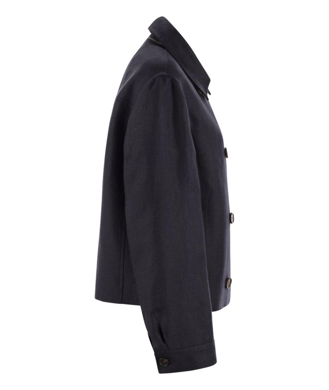 BRUNELLO CUCINELLI Черная льняная куртка, фото 3