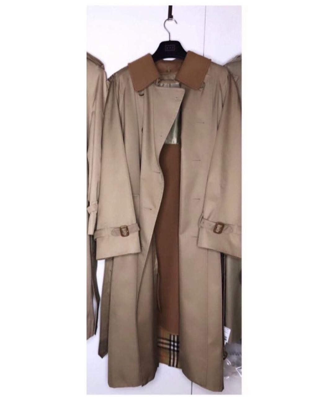 BURBERRY Бежевый тренч / плащ, фото 7