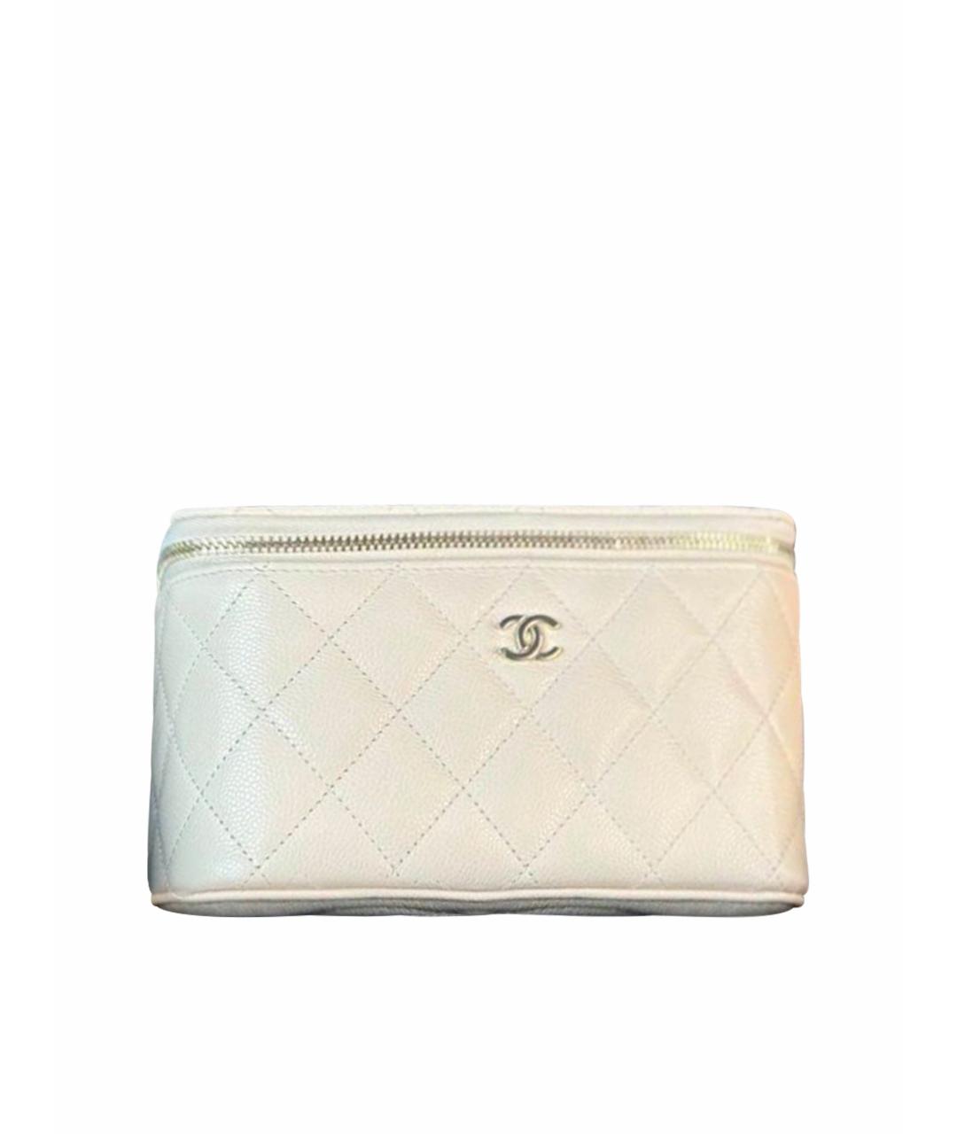 CHANEL Бежевая кожаная сумка через плечо, фото 1