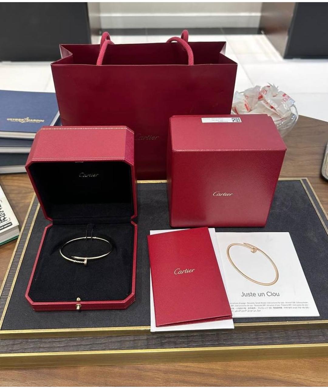 CARTIER Золотой браслет из розового золота, фото 4