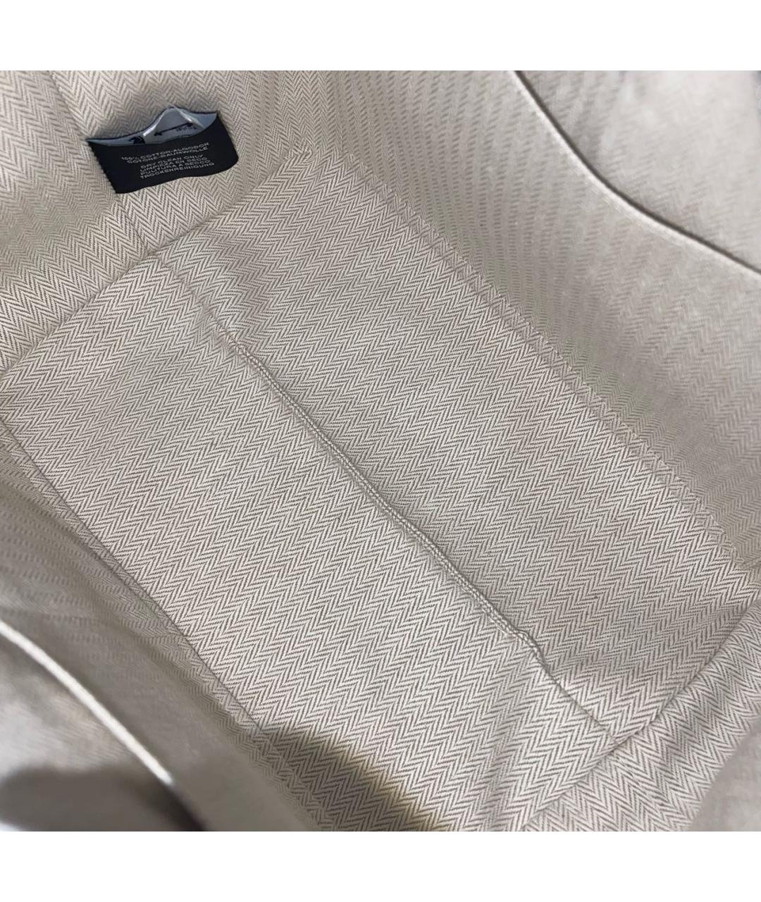 HERMES Бежевая косметичка, фото 8