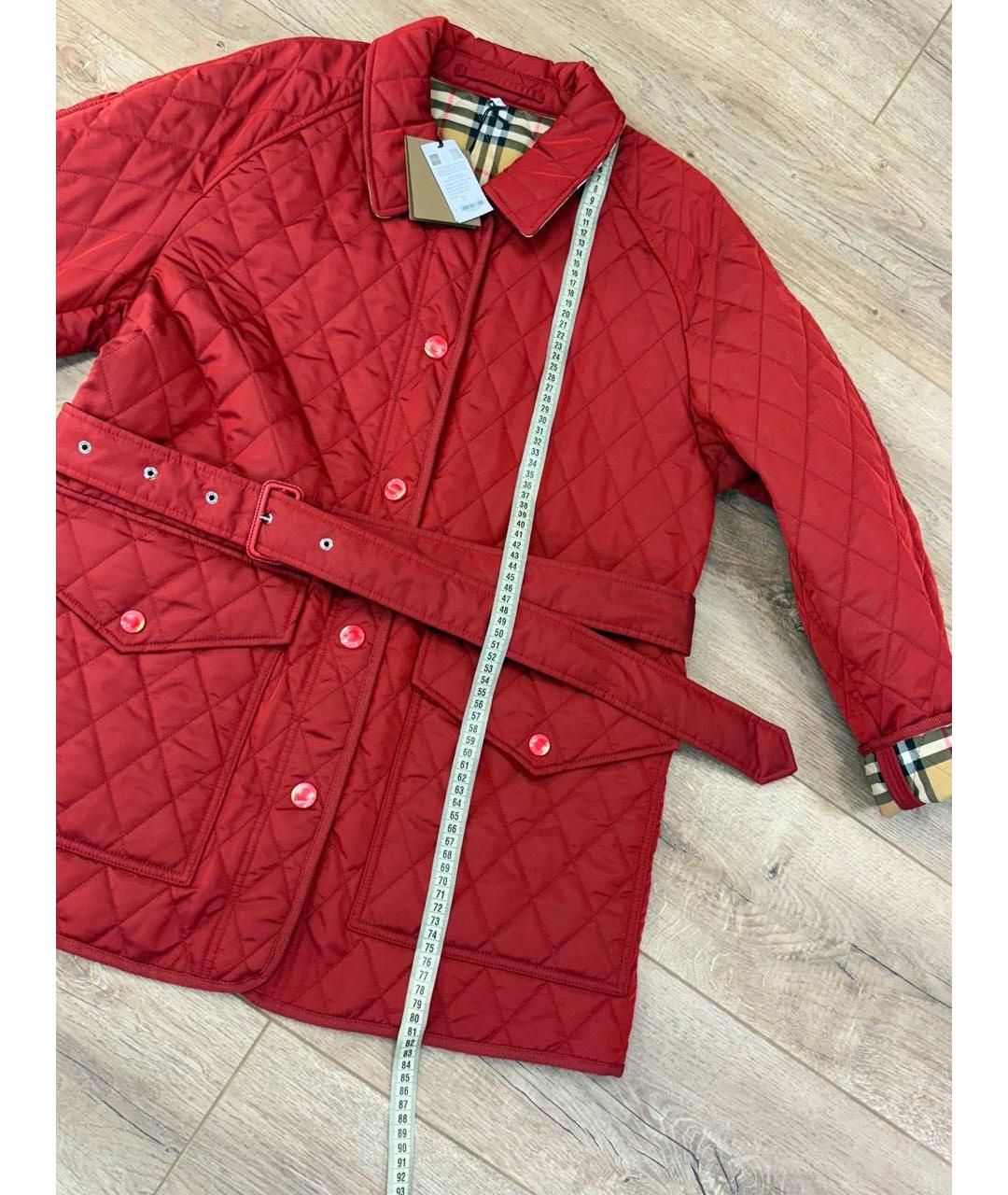 BURBERRY Красная куртка, фото 4