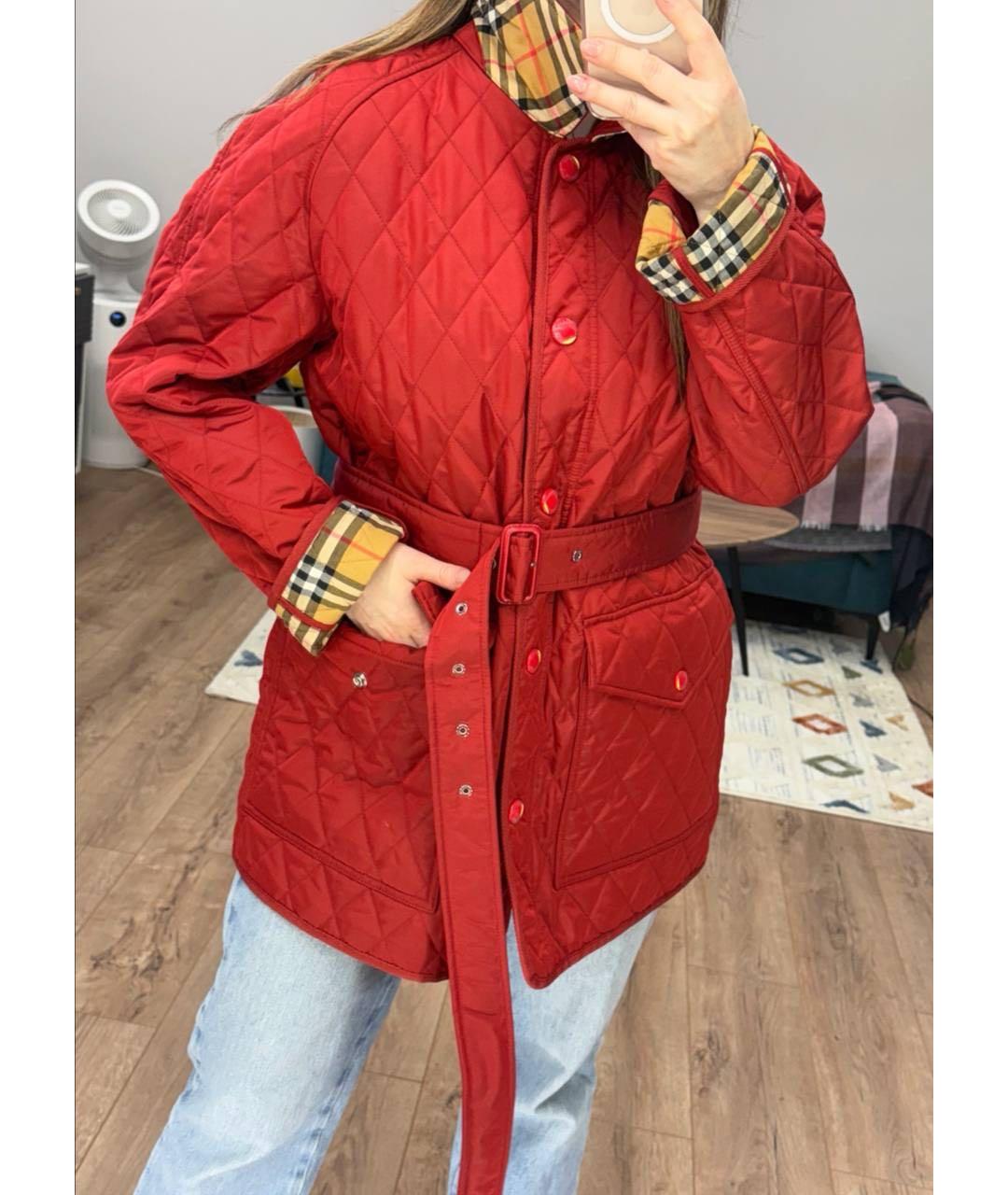 BURBERRY Красная куртка, фото 5
