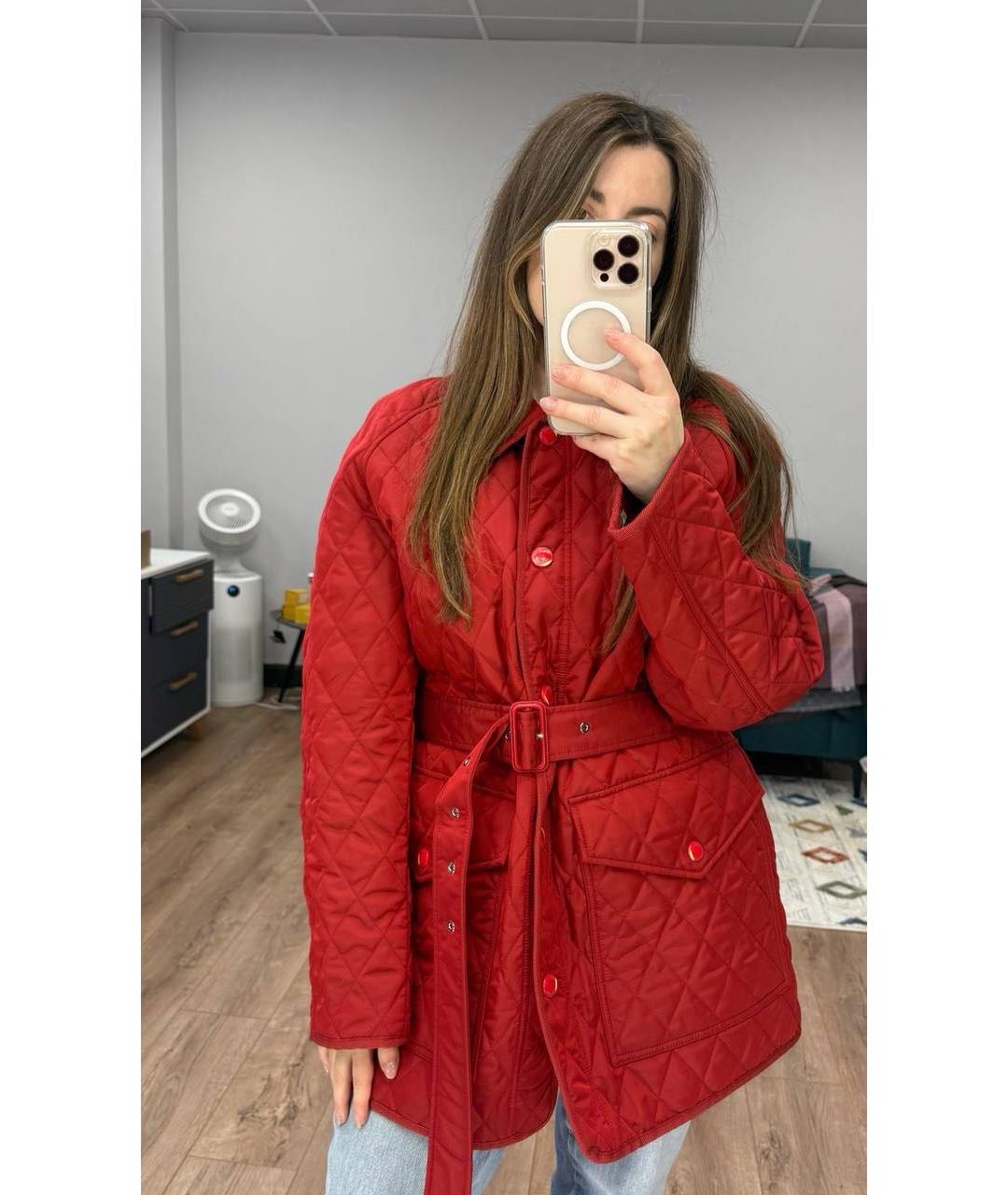 BURBERRY Красная куртка, фото 6