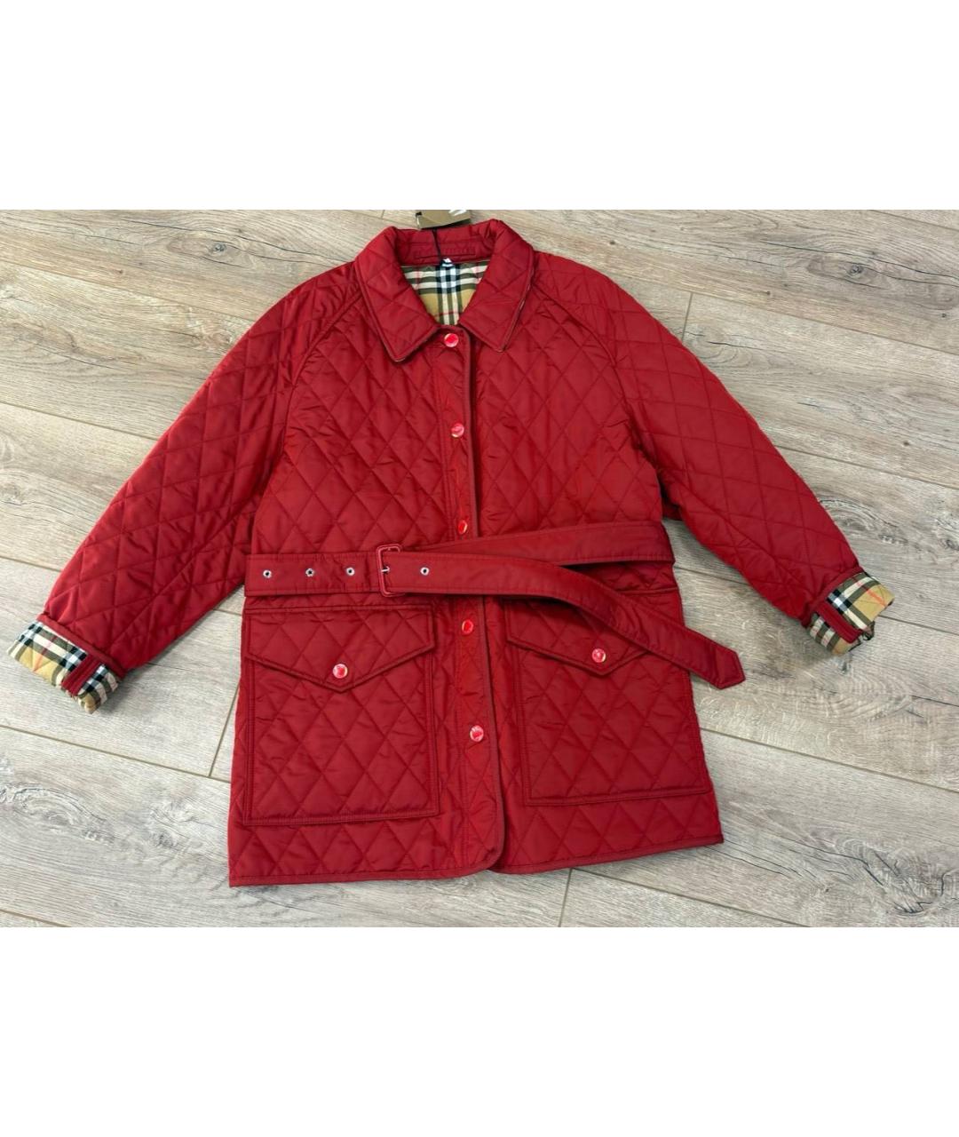 BURBERRY Красная куртка, фото 9