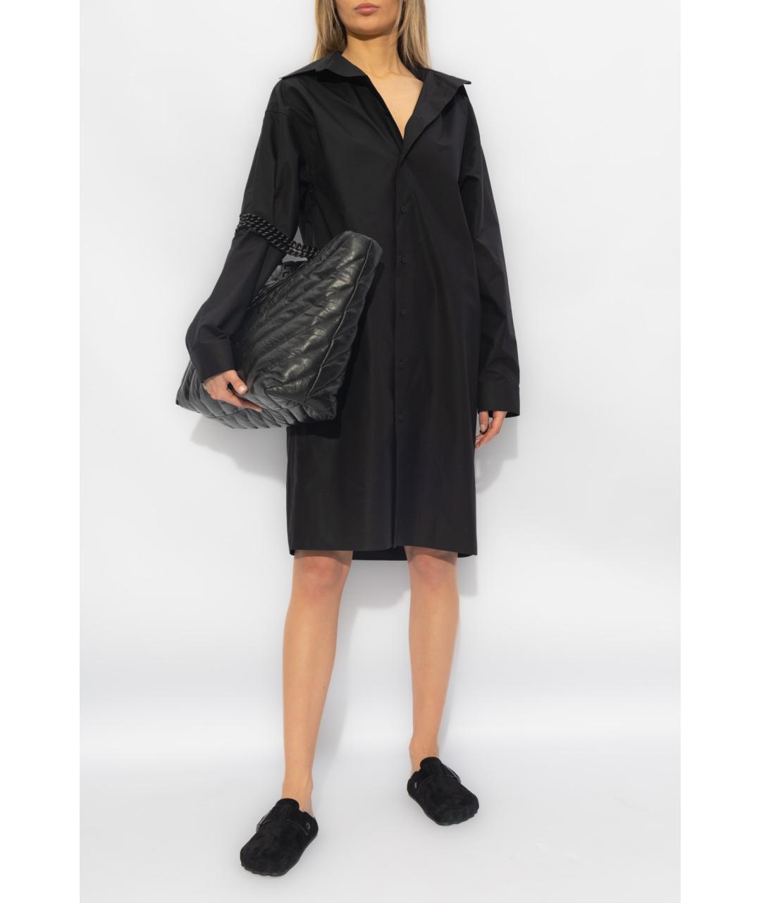 BALENCIAGA Черное повседневное платье, фото 2