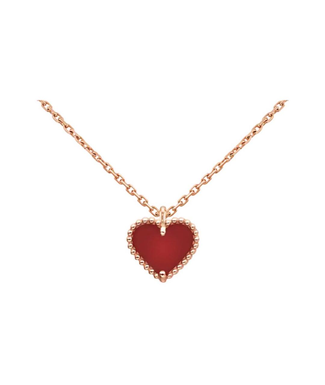 VAN CLEEF & ARPELS Красная подвеска из розового золота, фото 1