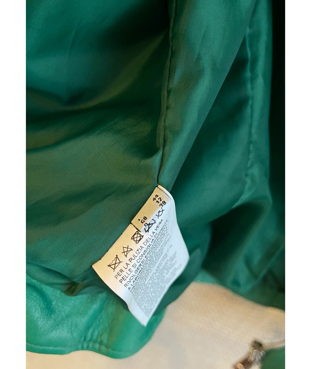 PINKO Зеленая полиэстеровая куртка, фото 7