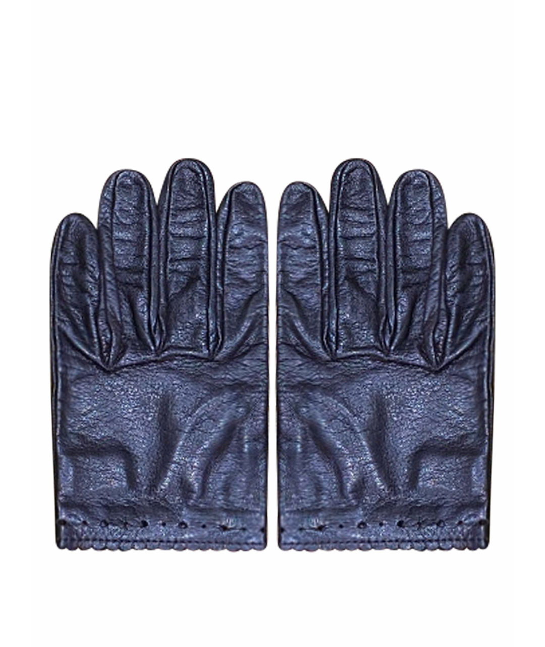 COSTUME NATIONAL Черные кожаные перчатки, фото 1