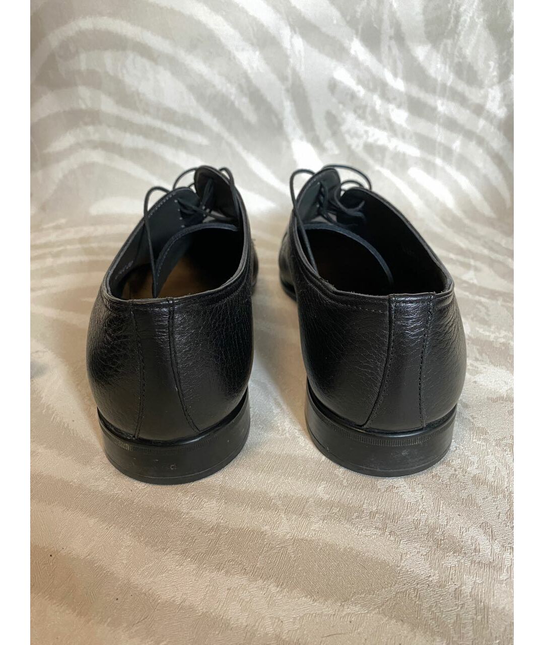 MORESCHI Черные кожаные туфли, фото 4