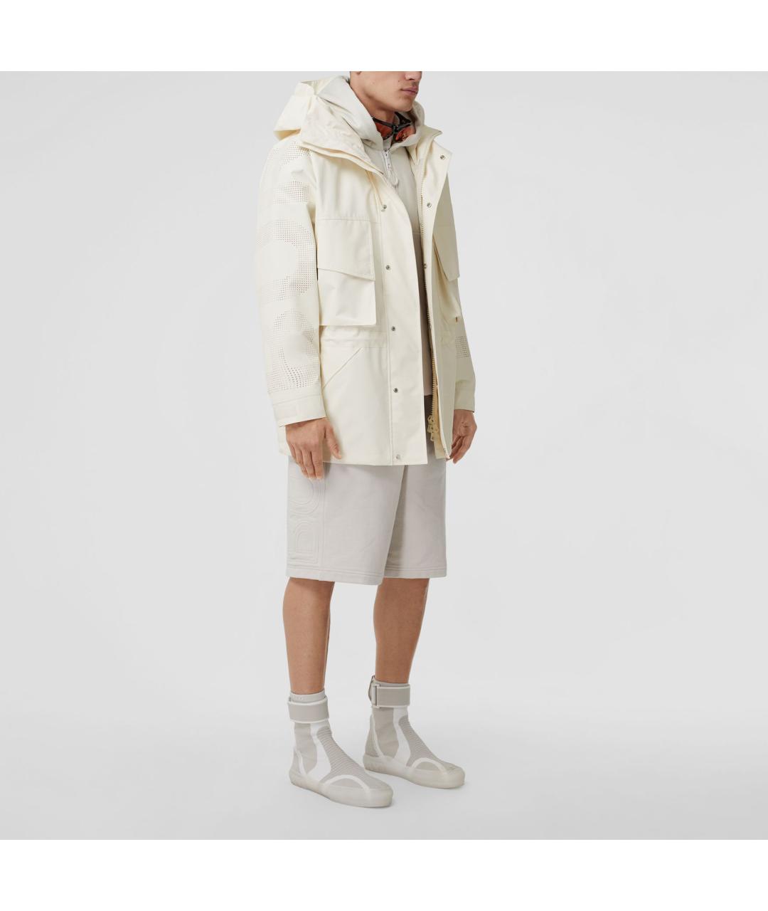 BURBERRY Белый тренч / плащ, фото 3