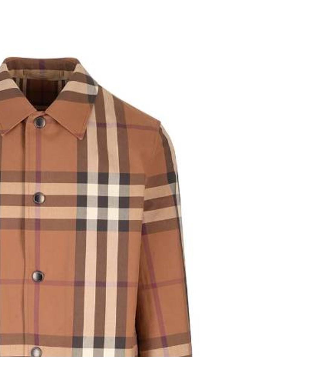 BURBERRY Коричневое пальто, фото 4