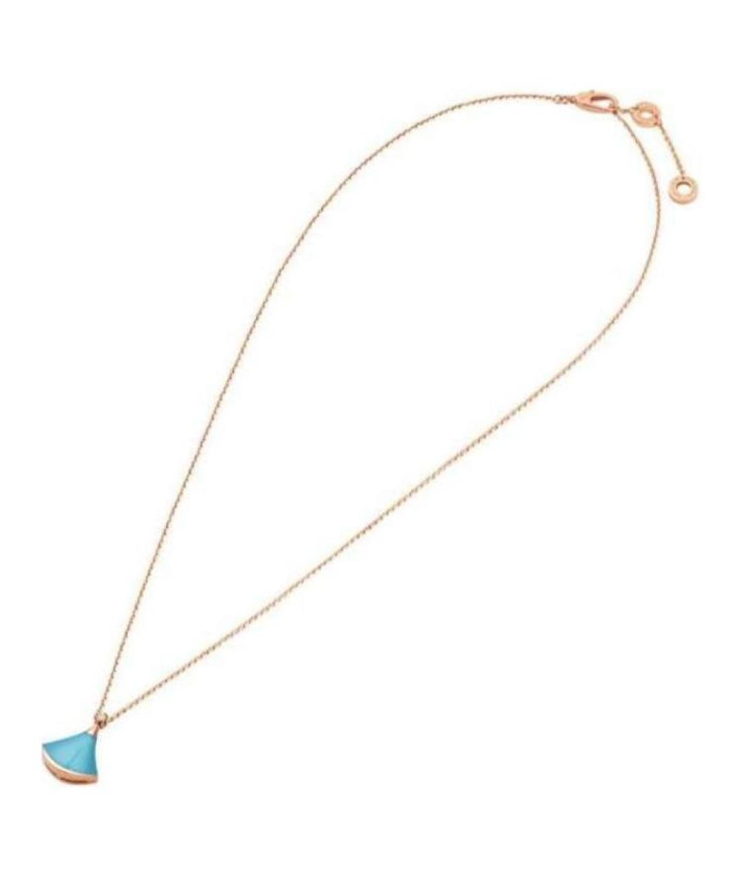 BVLGARI Золотая подвеска из розового золота, фото 2