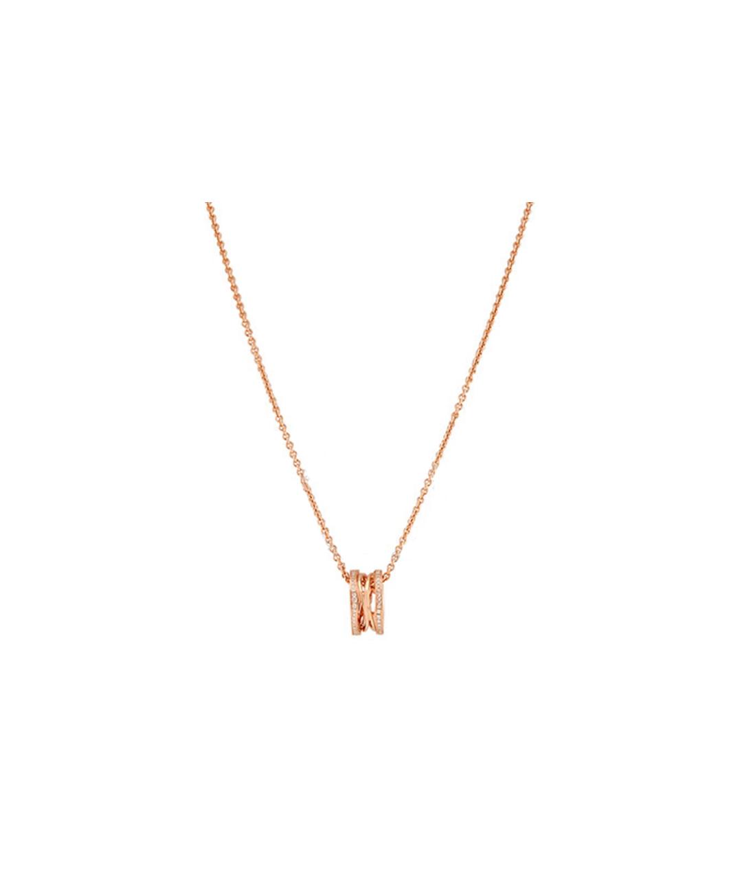 BVLGARI Золотая подвеска из розового золота, фото 2