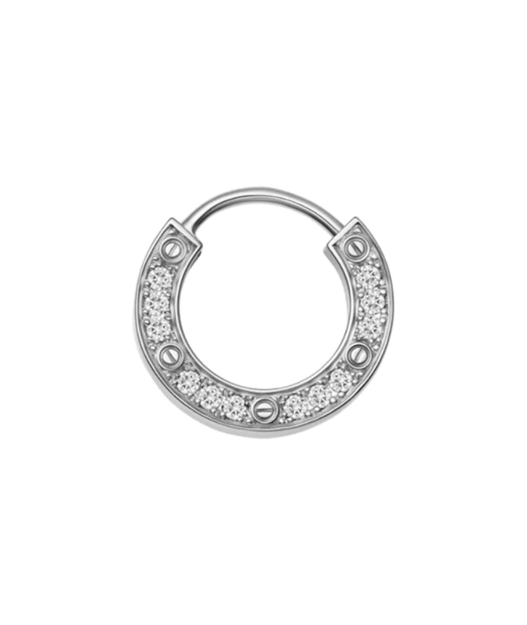 CARTIER Серьги из белого золота, фото 2