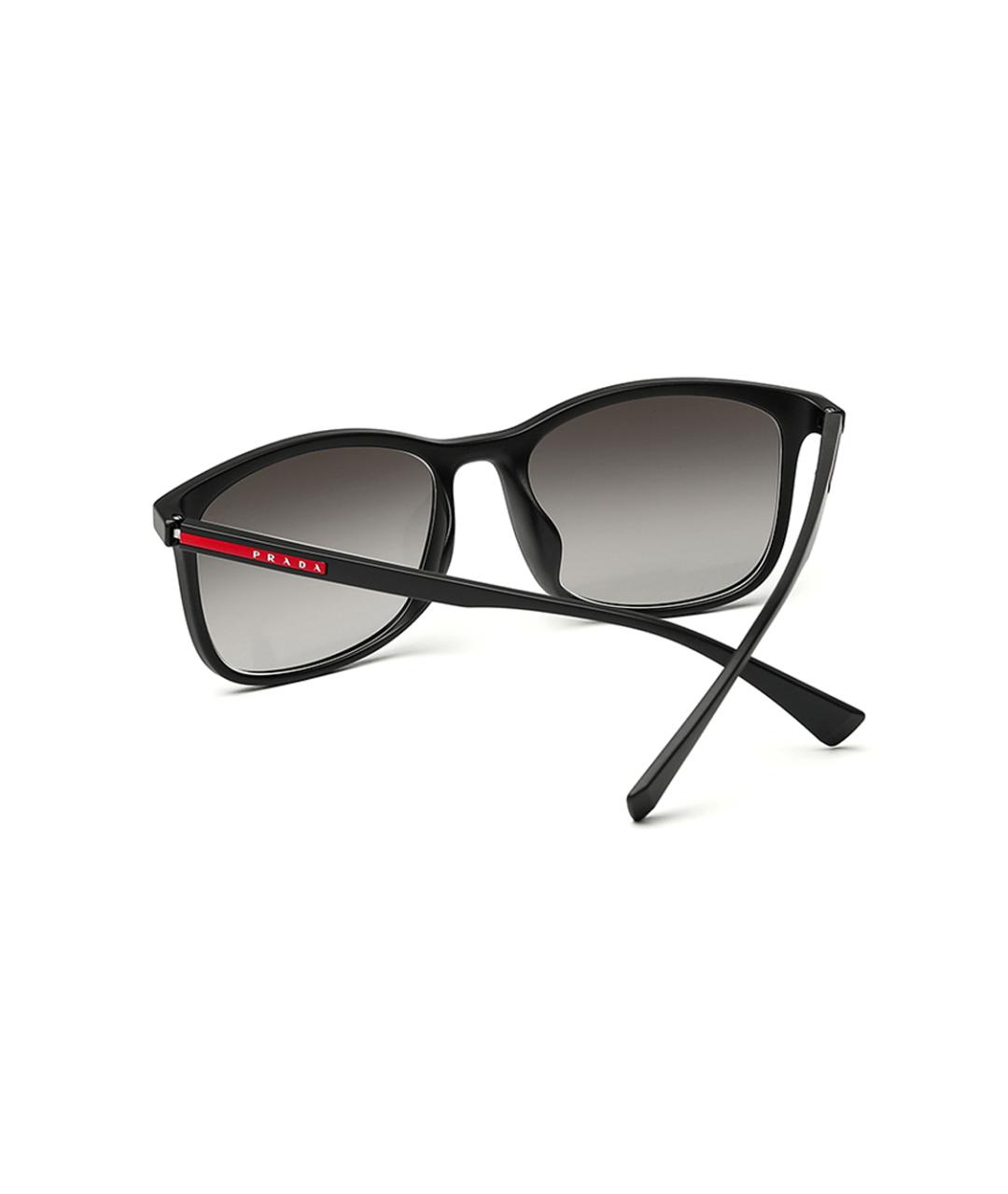PRADA Черные металлические солнцезащитные очки, фото 3