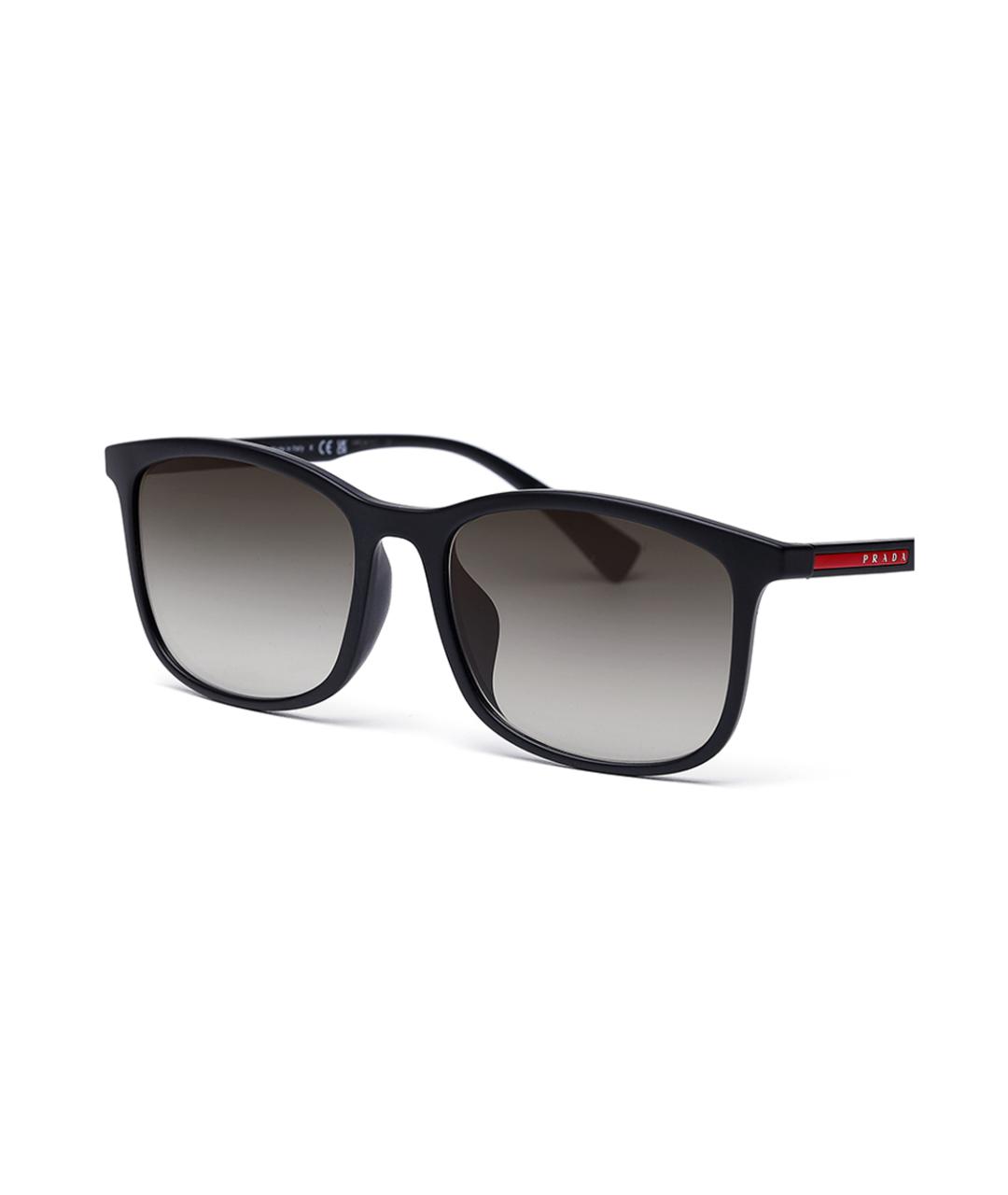 PRADA Черные металлические солнцезащитные очки, фото 5
