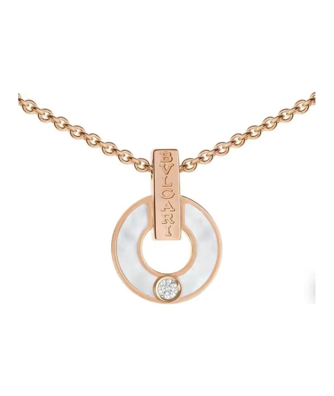 BVLGARI Золотая подвеска из розового золота, фото 2