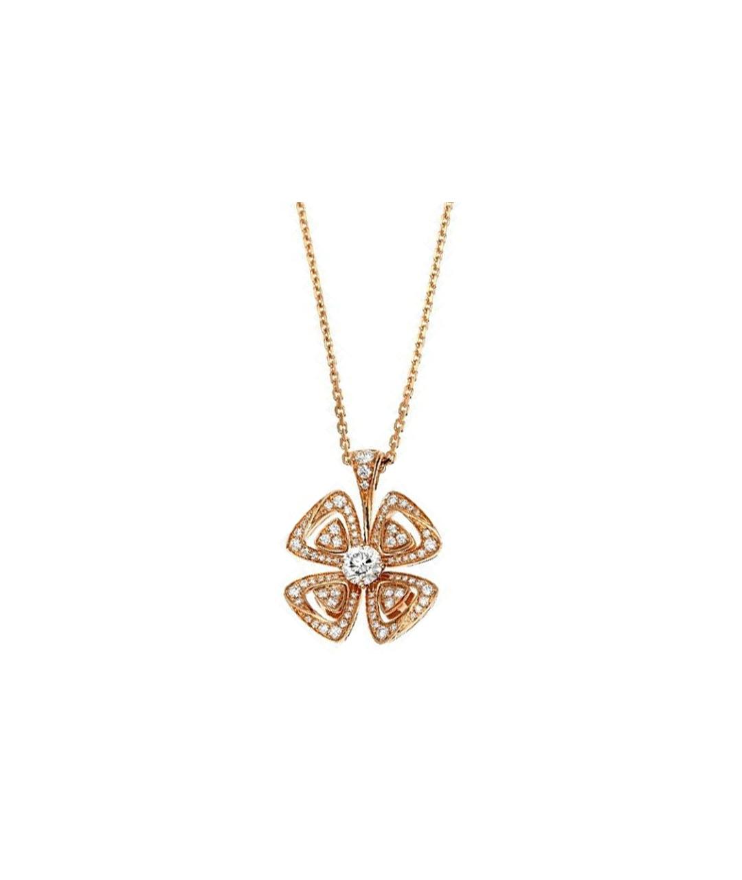 BVLGARI Золотая подвеска из розового золота, фото 2