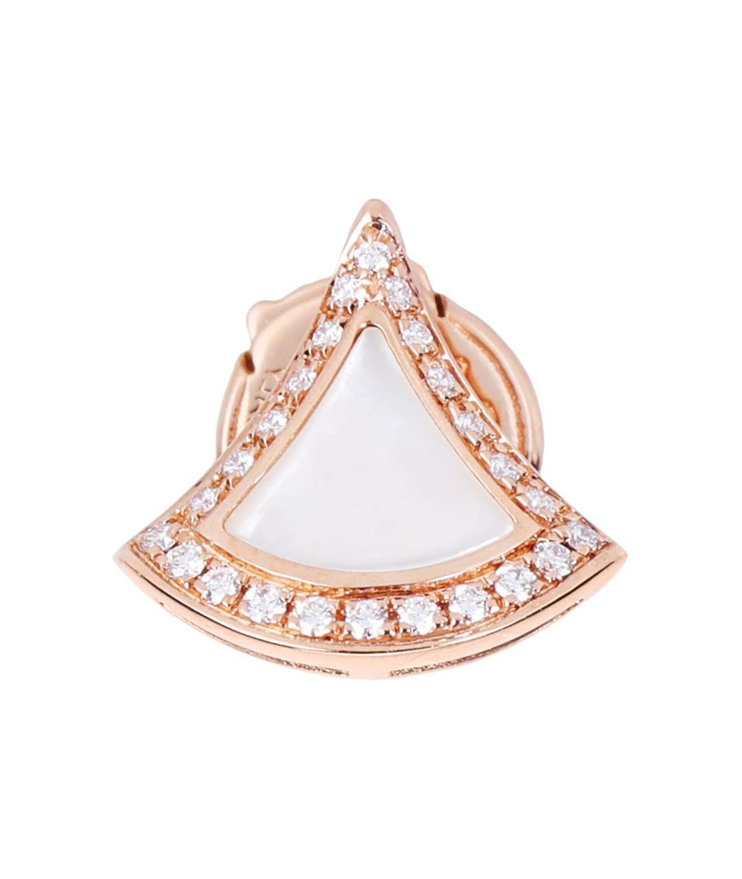 BVLGARI Золотые серьги из розового золота, фото 2