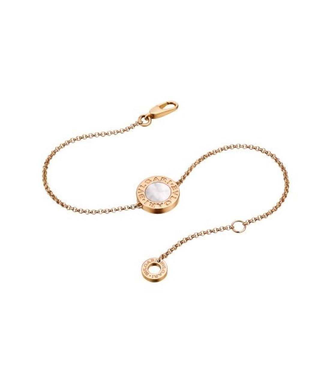 BVLGARI Белый браслет из розового золота, фото 5