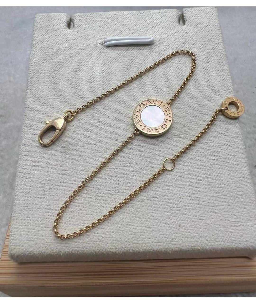 BVLGARI Белый браслет из розового золота, фото 6