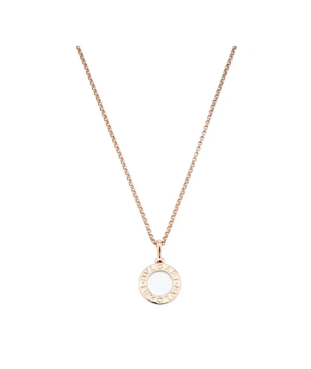 BVLGARI Золотая подвеска из розового золота, фото 1