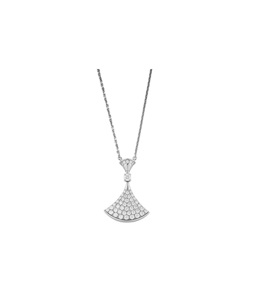 BVLGARI Серебряная подвеска из белого золота, фото 2