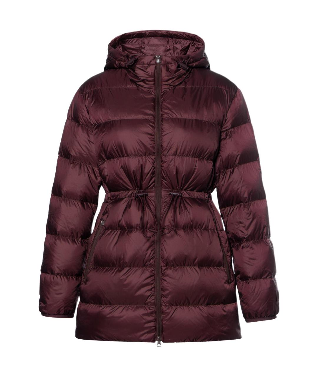 BURBERRY Коричневый полиамидовый пуховик, фото 2