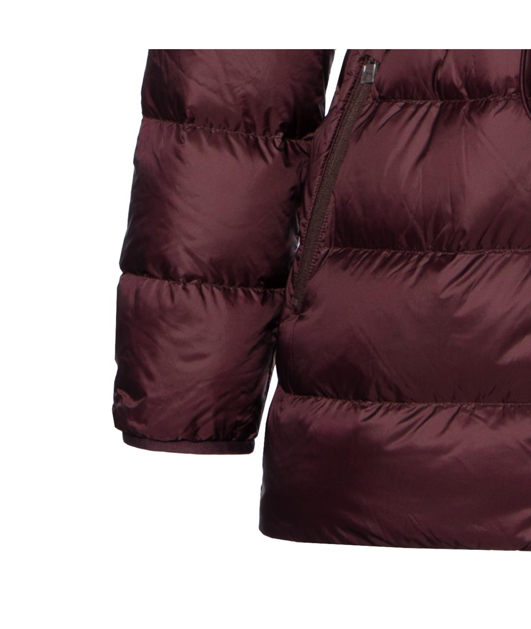 BURBERRY Коричневый полиамидовый пуховик, фото 5