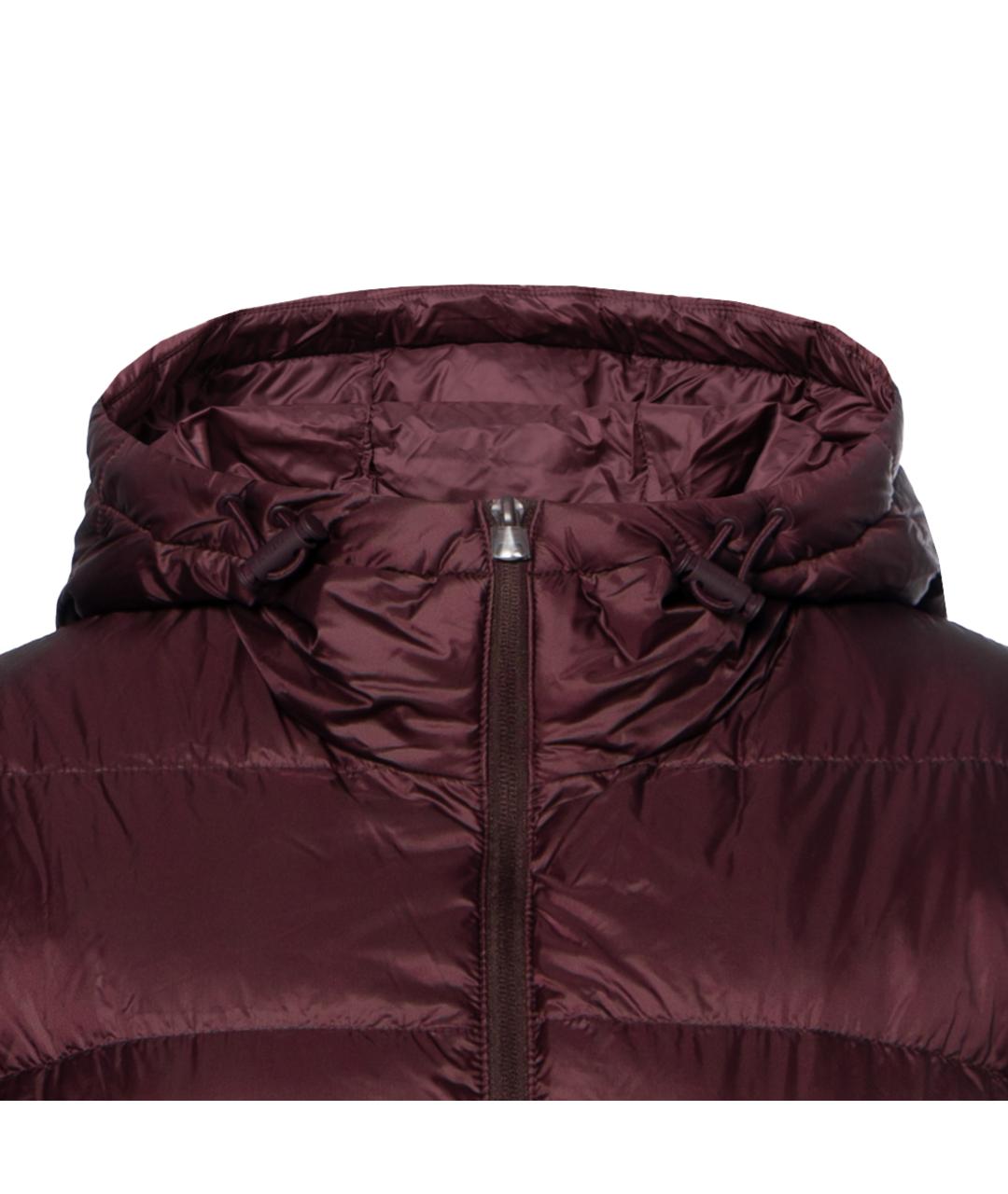 BURBERRY Коричневый полиамидовый пуховик, фото 4