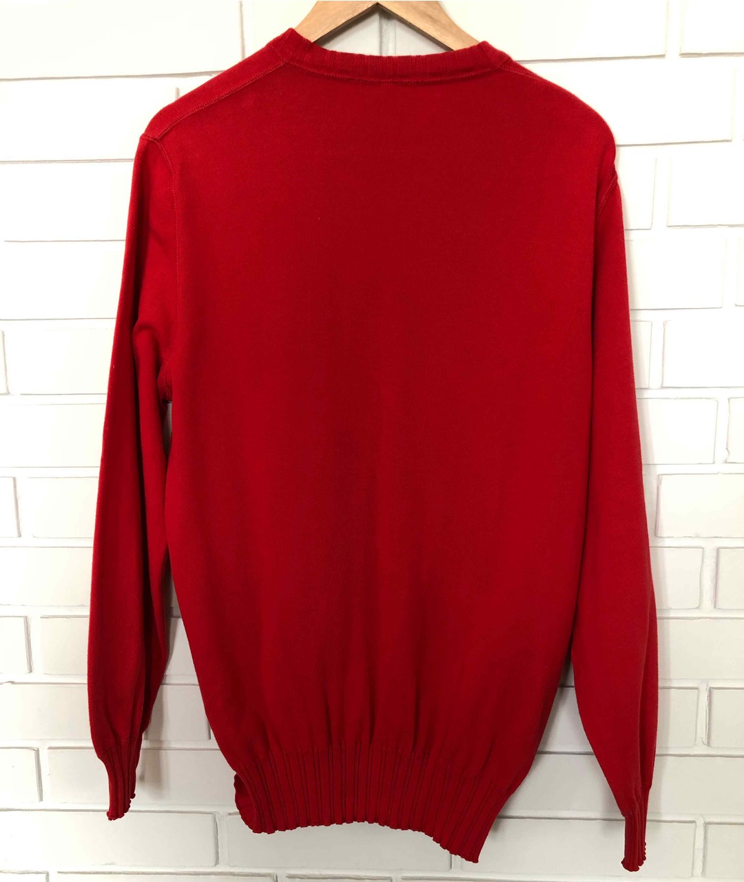 LORO PIANA Красный хлопковый джемпер / свитер, фото 2