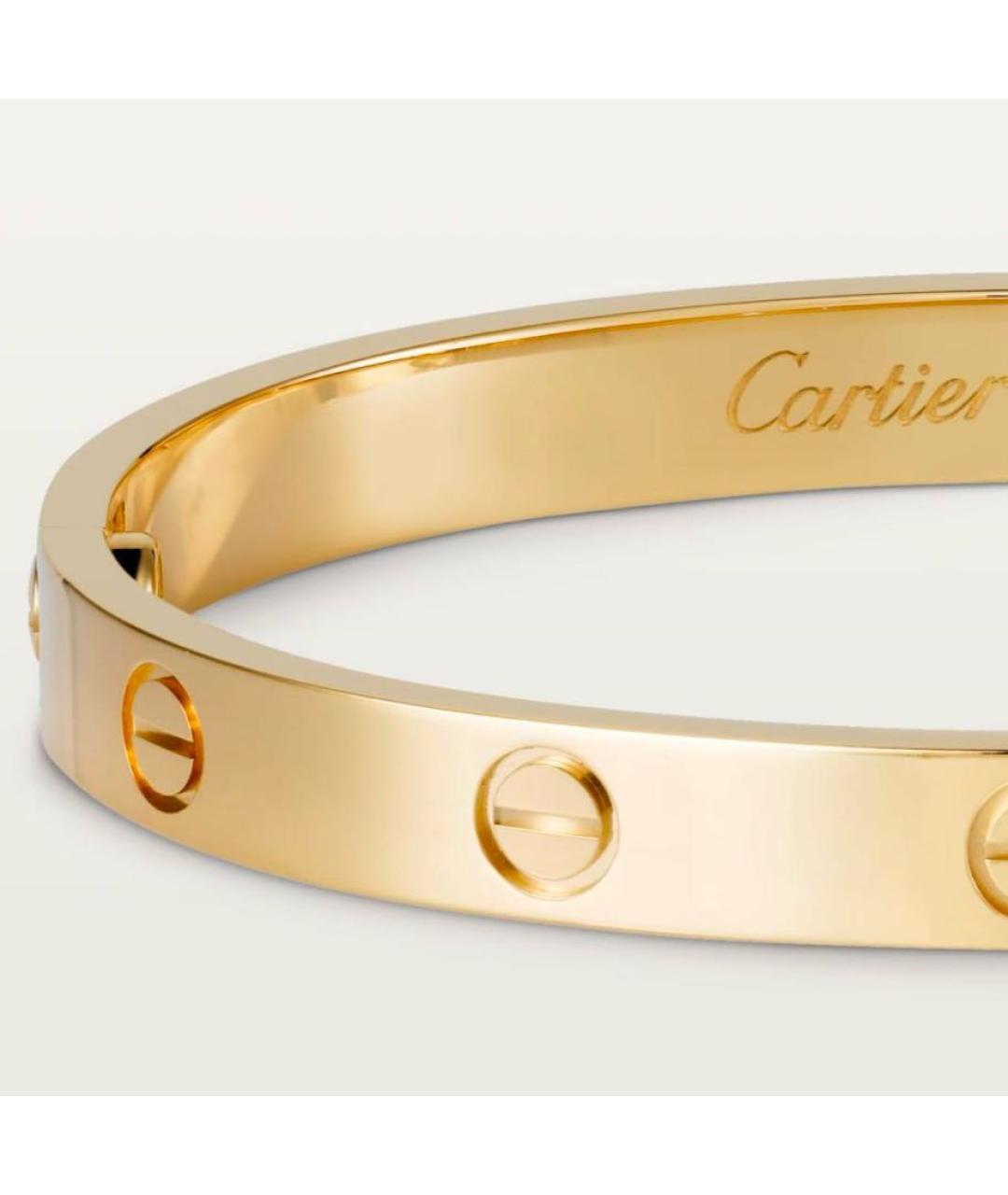 CARTIER Золотой браслет из желтого золота, фото 2