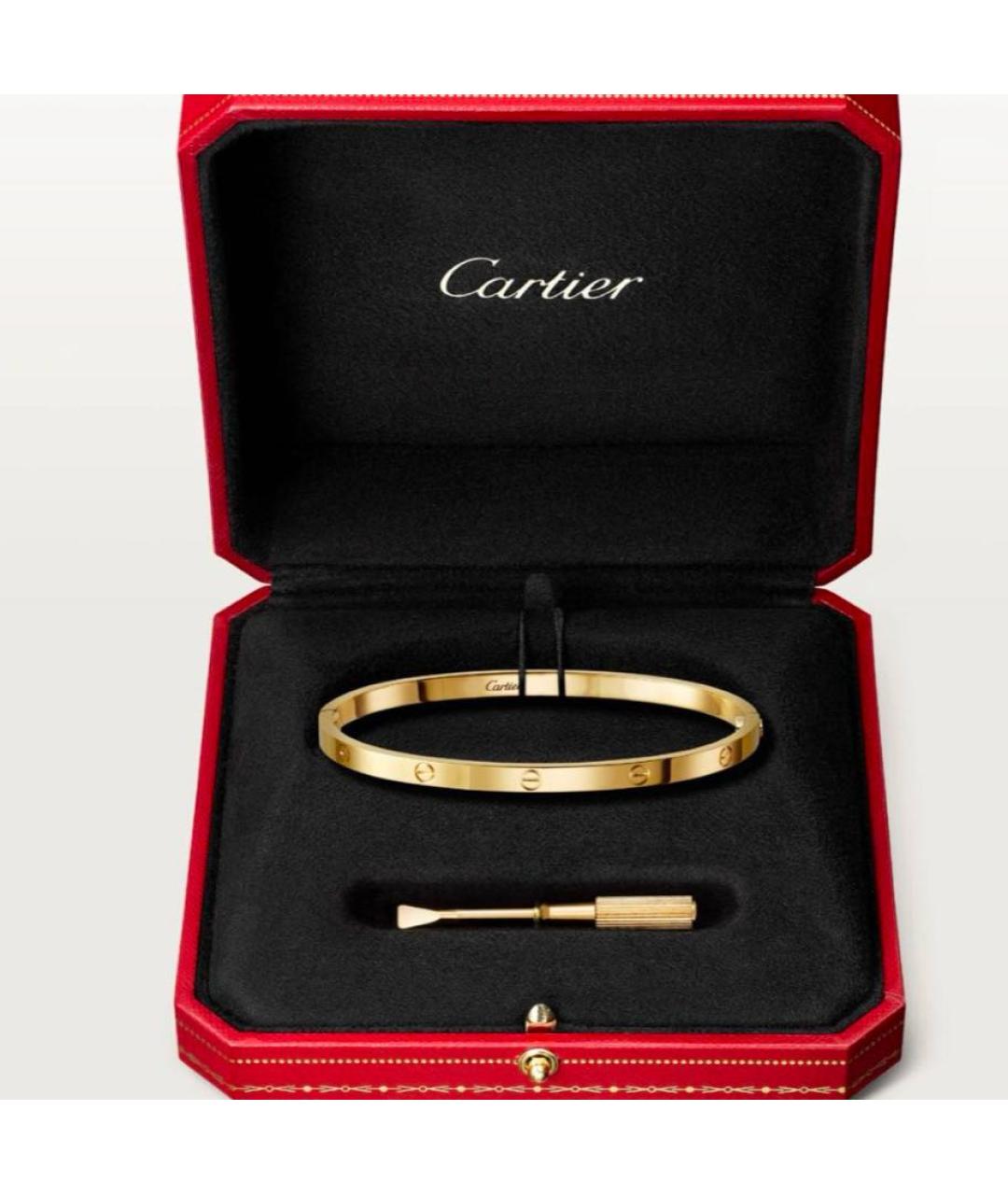 CARTIER Золотой браслет из желтого золота, фото 4