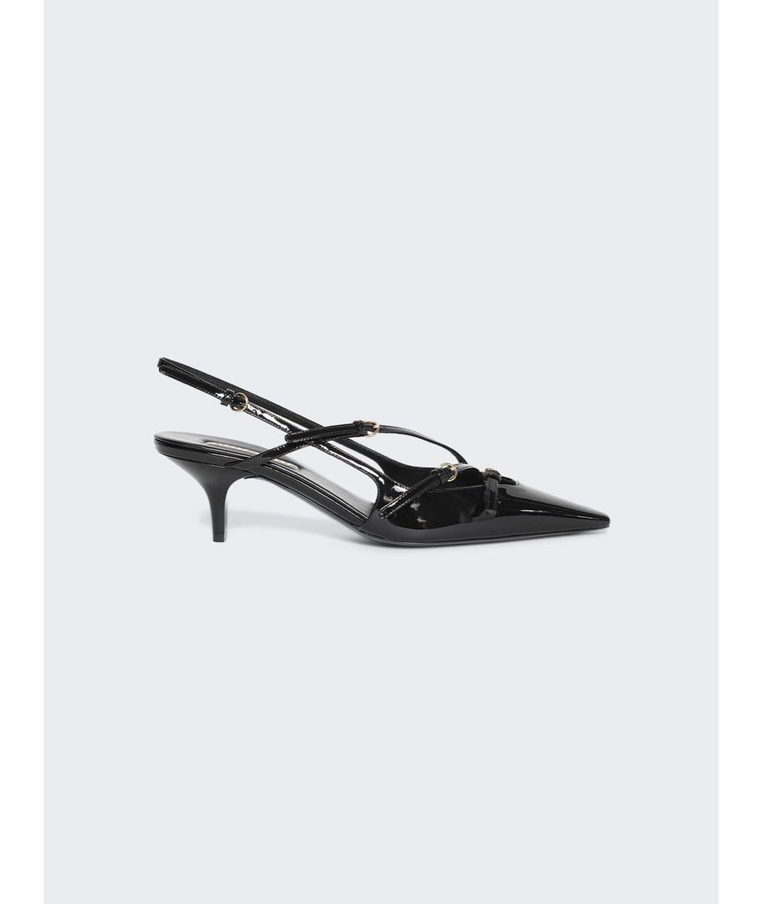 MIU MIU Черные туфли из лакированной кожи, фото 5