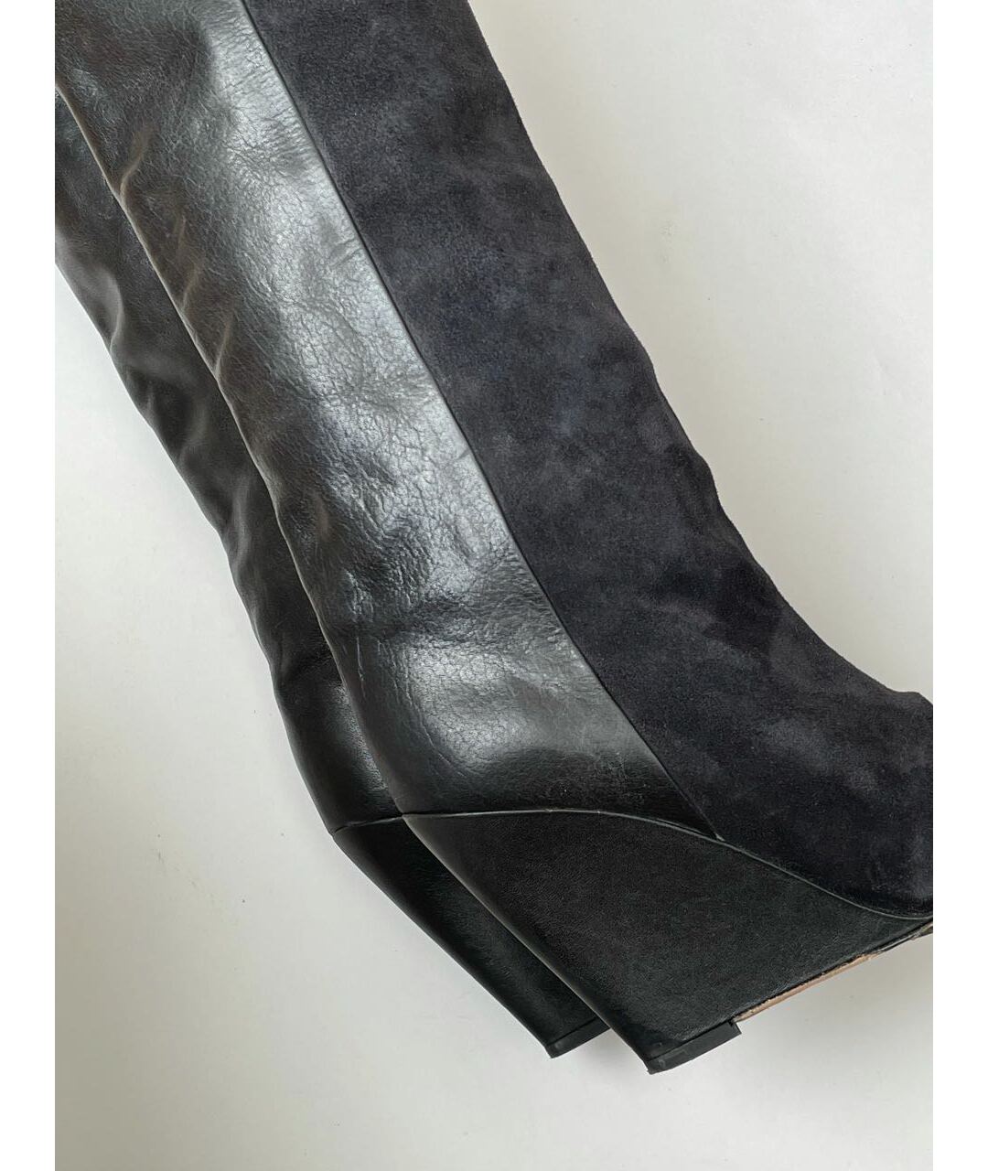 ISABEL MARANT Черные кожаные сапоги, фото 5