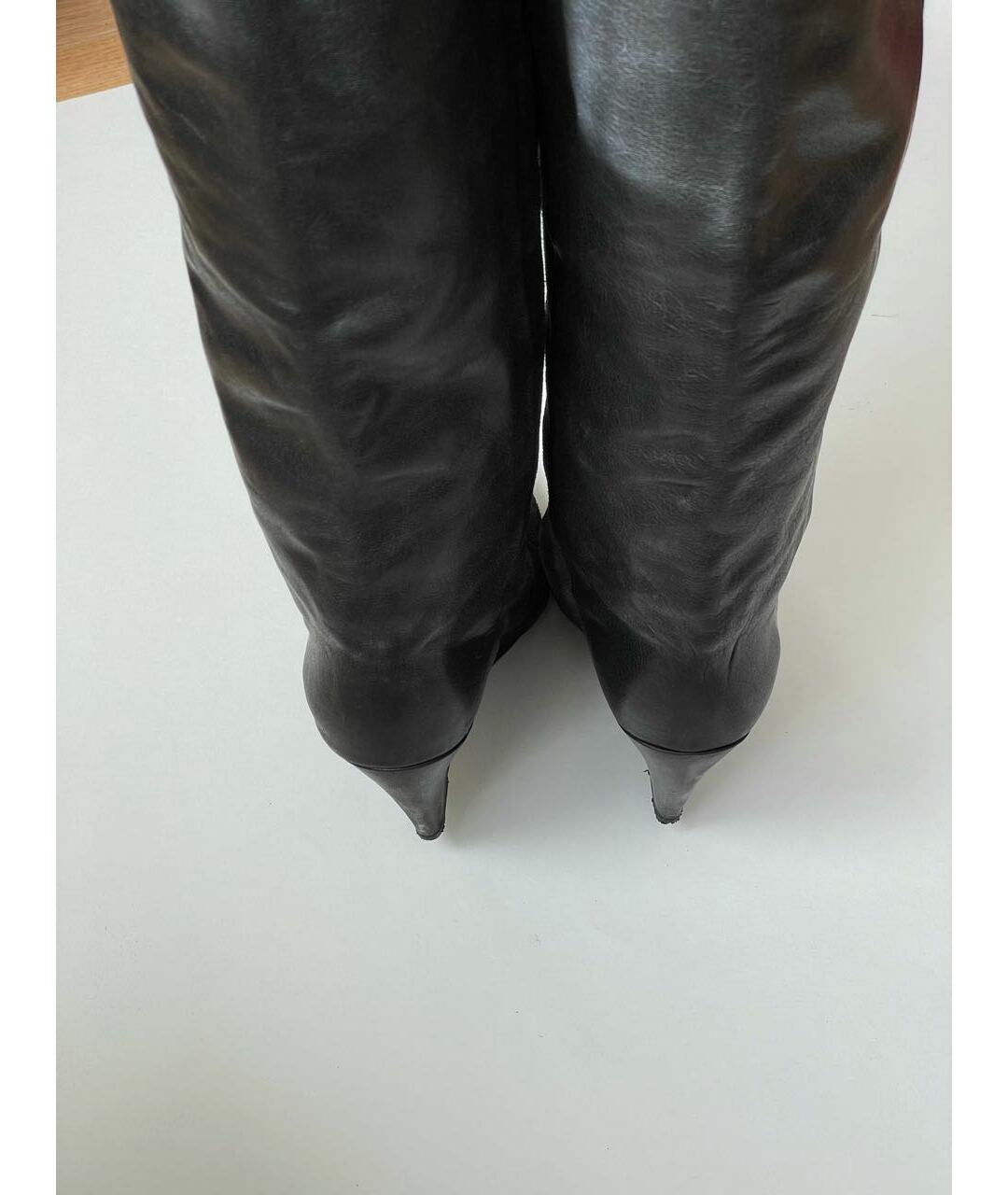 ISABEL MARANT Черные кожаные сапоги, фото 4