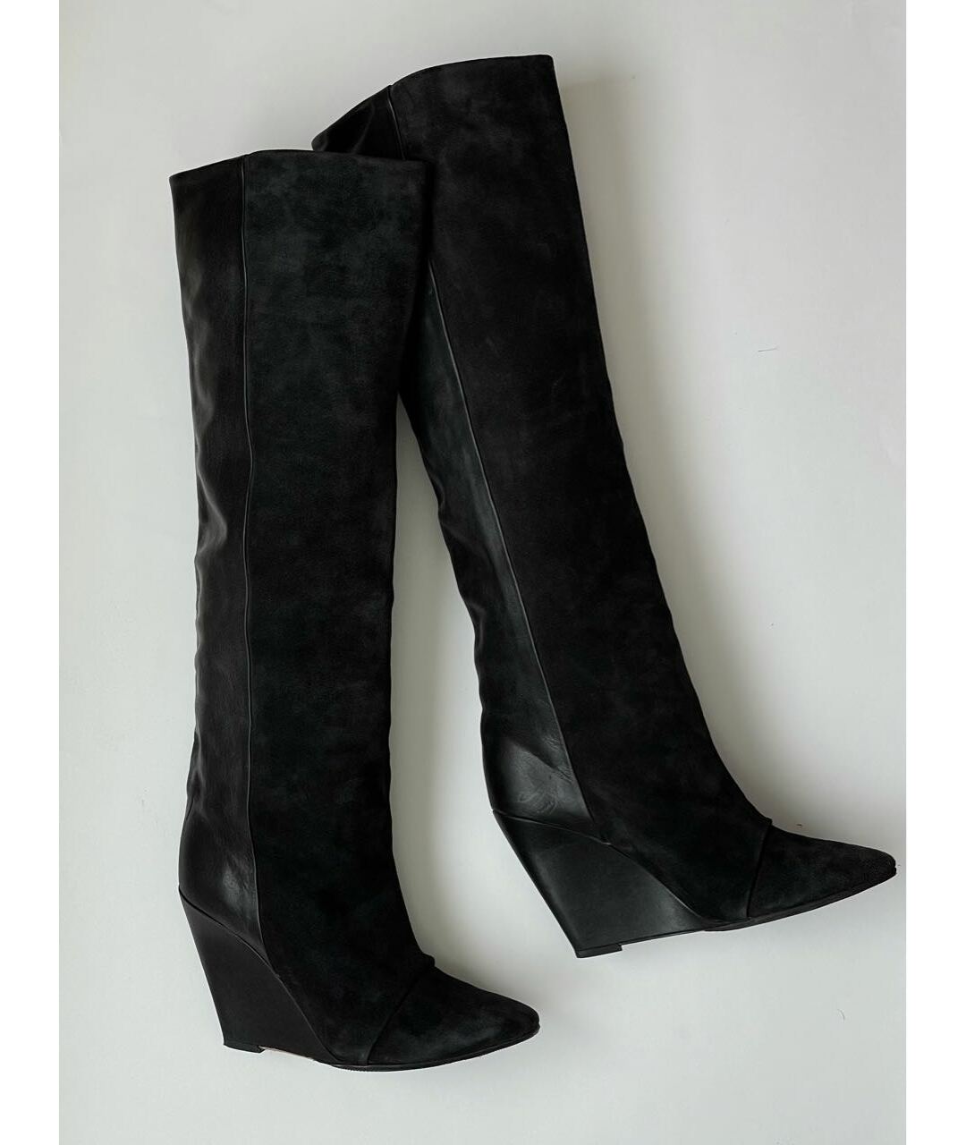 ISABEL MARANT Черные кожаные сапоги, фото 9